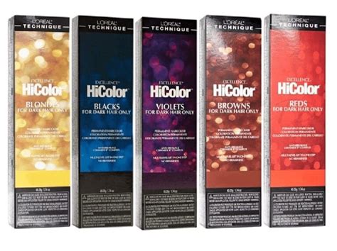 loreal hicolor highlights colors|loreal hicolor instructions.